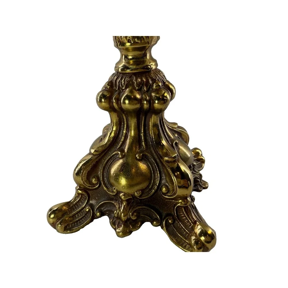 Vintage Hollywood Regency Cut Crystal Candy Dish Brass Cherub Lidded Compote